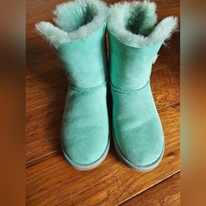 UGG Kids Bailey Button Turquoise